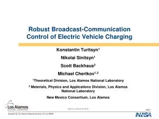 Robust Broadcast-Communication Control of Electric Vehicle Charging