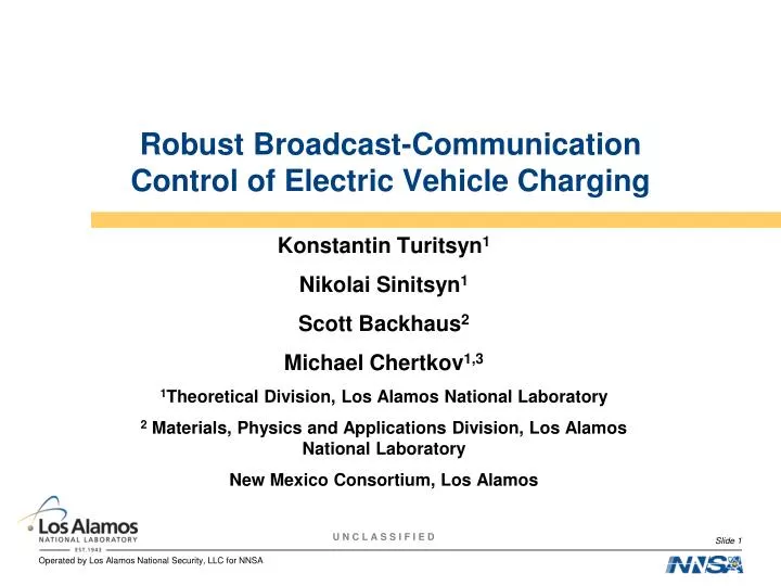 robust broadcast communication control of electric vehicle charging