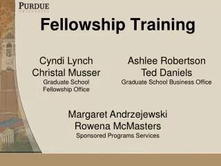 Fellowship Training