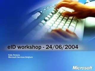 eID workshop - 24/06/2004