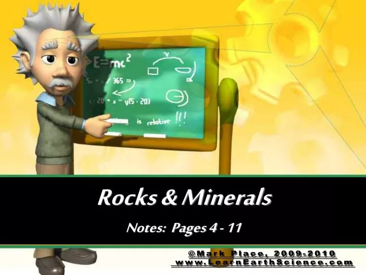 rocks minerals notes pages 4 11