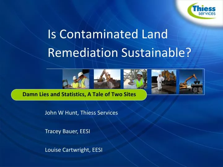 is contaminated land remediation sustainable