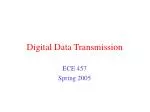 Digital Data Transmission - slide 1