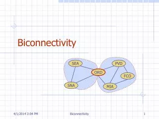 Biconnectivity