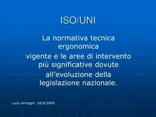 ISO/UNI