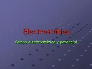 electrost tica