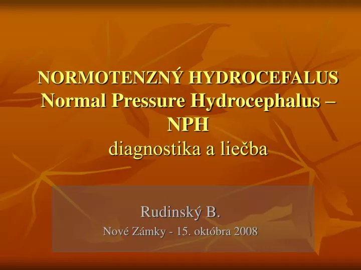 normotenzn hydrocefalus normal pressure hydrocephalus nph diagnostika a lie ba