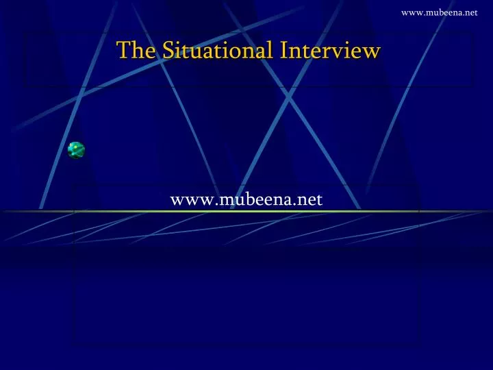 the situational interview