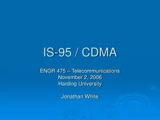 IS-95 / CDMA