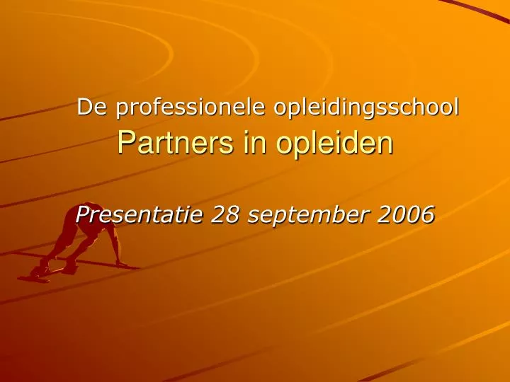 presentatie 28 september 2006