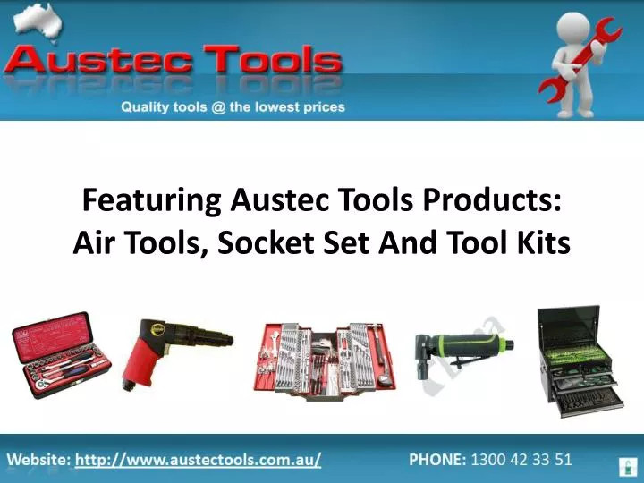 featuring austec tools products air tools socket set and tool kits