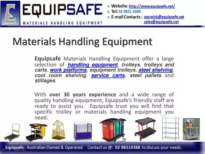 materials handling equipment