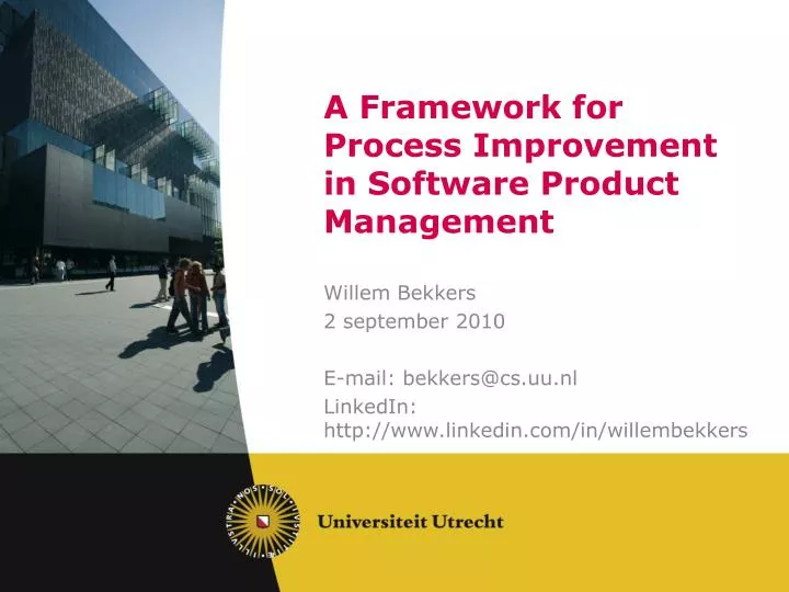 a framework for process improvement in software product management