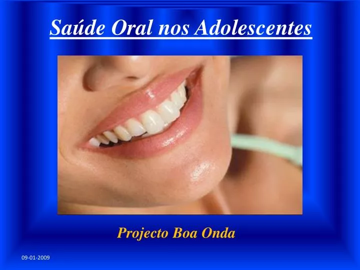 sa de oral nos adolescentes