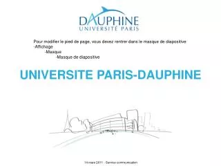 UNIVERSITE PARIS-DAUPHINE