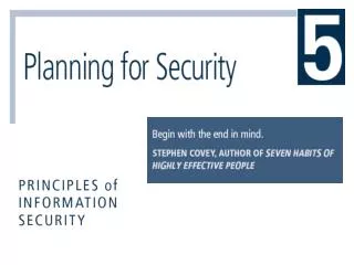 Enterprise Information Security Policy (EISP)