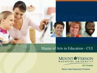 Master of Arts in Education - CUI
