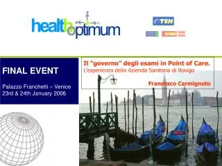 Il “governo” degli esami in Point of Care. L’esperienza della Azienda Sanitaria di Rovigo