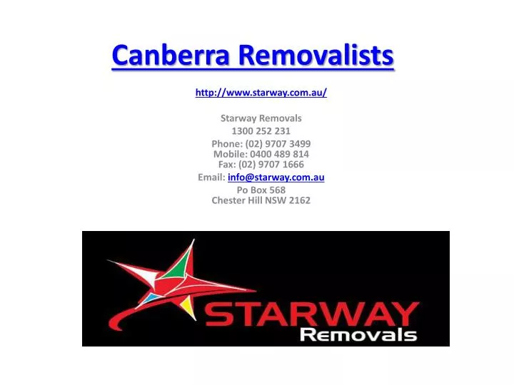 canberra removalists