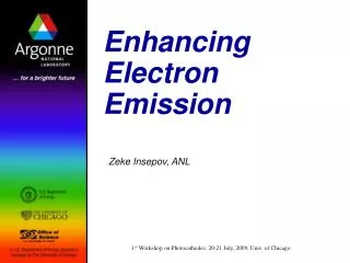 Enhancing Electron Emission