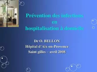 Prévention des infections en hospitalisation à domicile