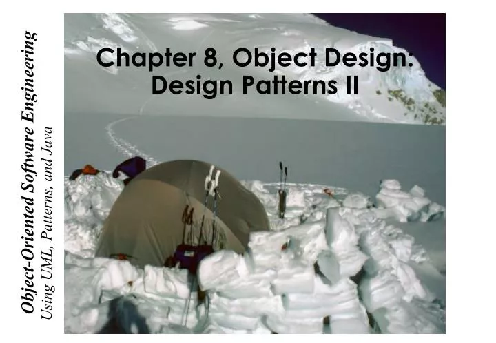 chapter 8 object design design patterns ii