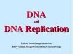 DNA and DNA Replication - slide 1