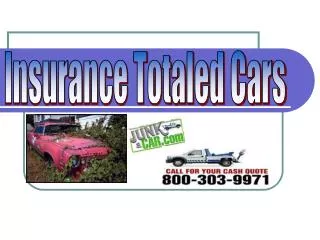 INSURANCE TOTALED CARS