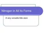 Nitrogen in All Its Forms - slide 1