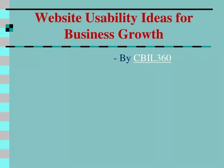 website usability ideas for business growth