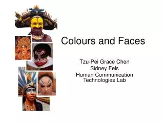 Colours and Faces