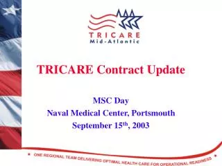 TRICARE Contract Update
