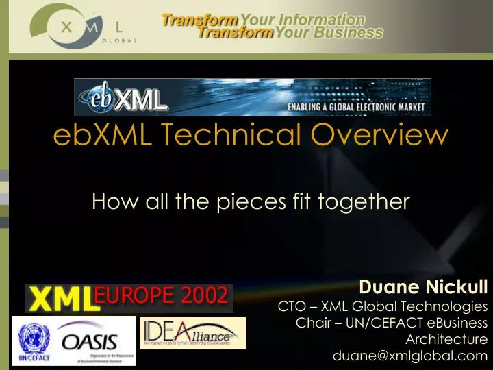 ebxml technical overview