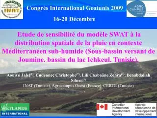 Congrès International Geotunis 2009 16-20 Décembre