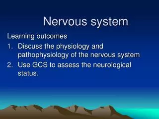 nervous system