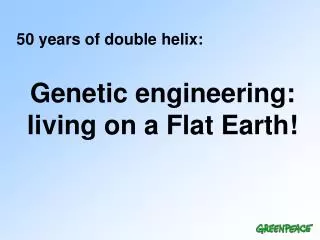 50 years of double helix:
