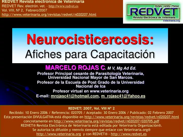neurocisticercosis afiches para capacitaci n