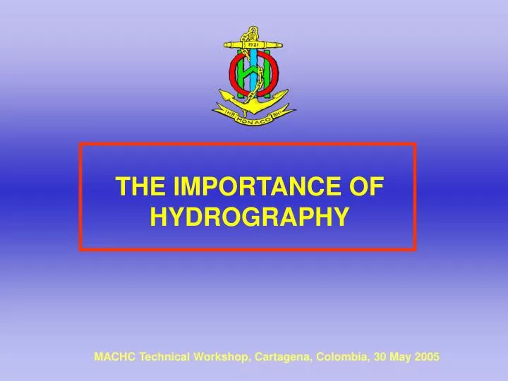 the importance of hydrography