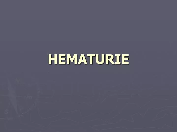 hematurie