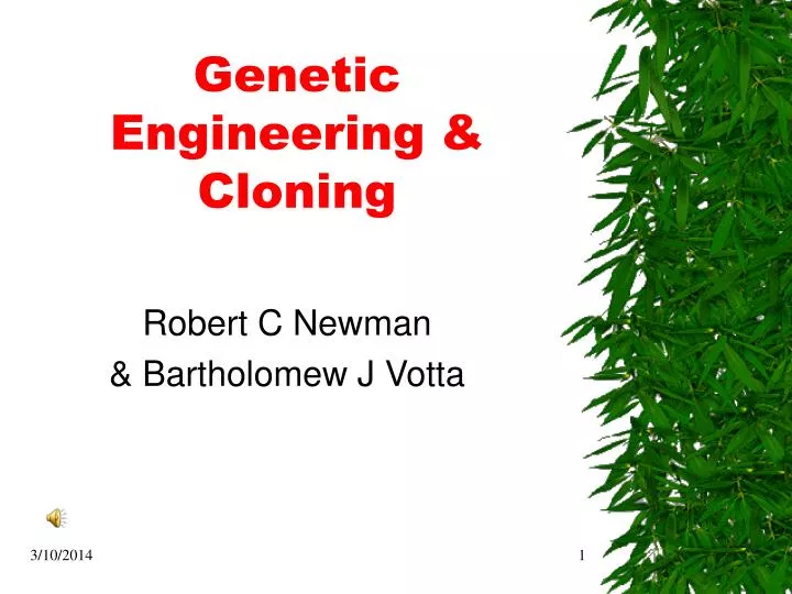 genetic engineering cloning