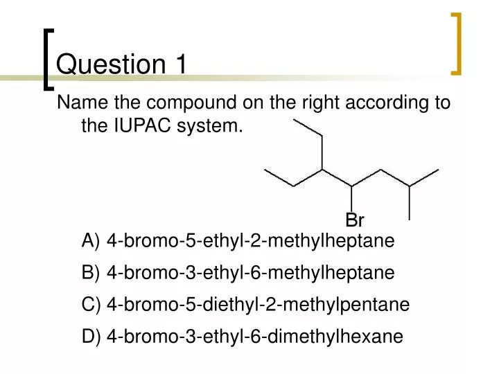 question 1