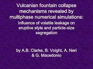 Vulcanian fountain collapse mechanisms revealed by multiphase numerical simulations: