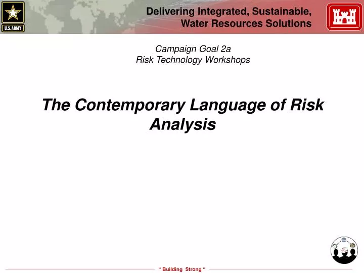 the contemporary language of risk analysis