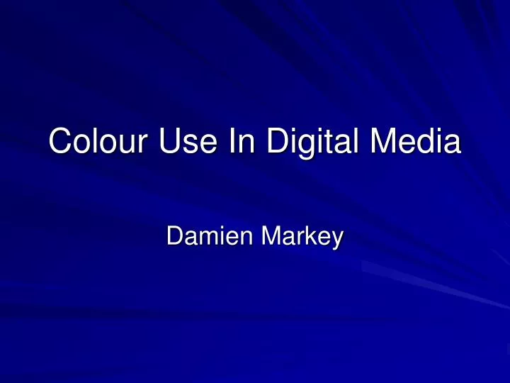 colour use in digital media