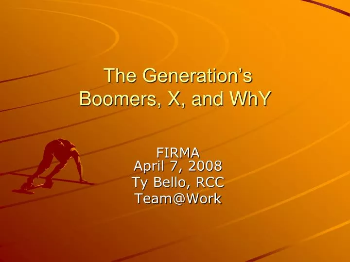 the generation s boomers x and why