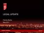 LEGAL UPDATE - slide 1