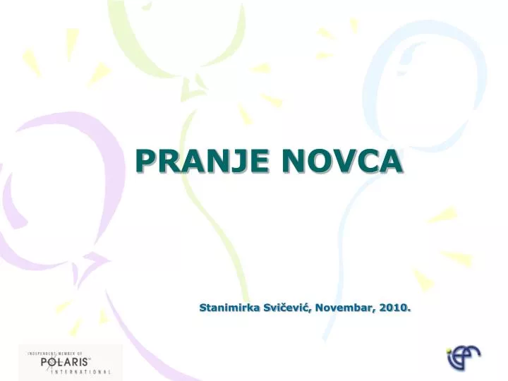 pranje novca