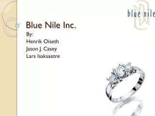 Blue Nile Inc Dt 