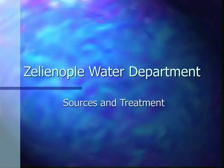 zelienople water department