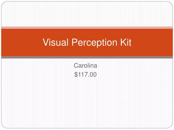 visual perception kit